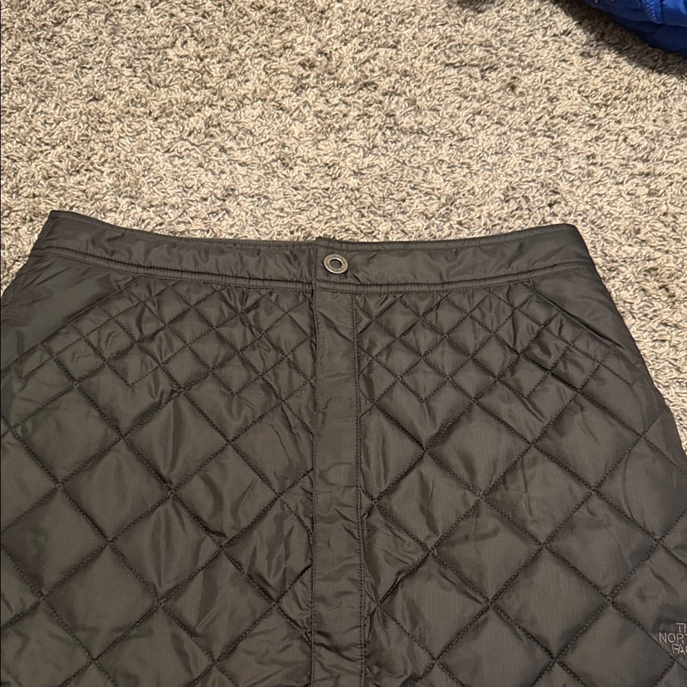 Quilted Black Skirt